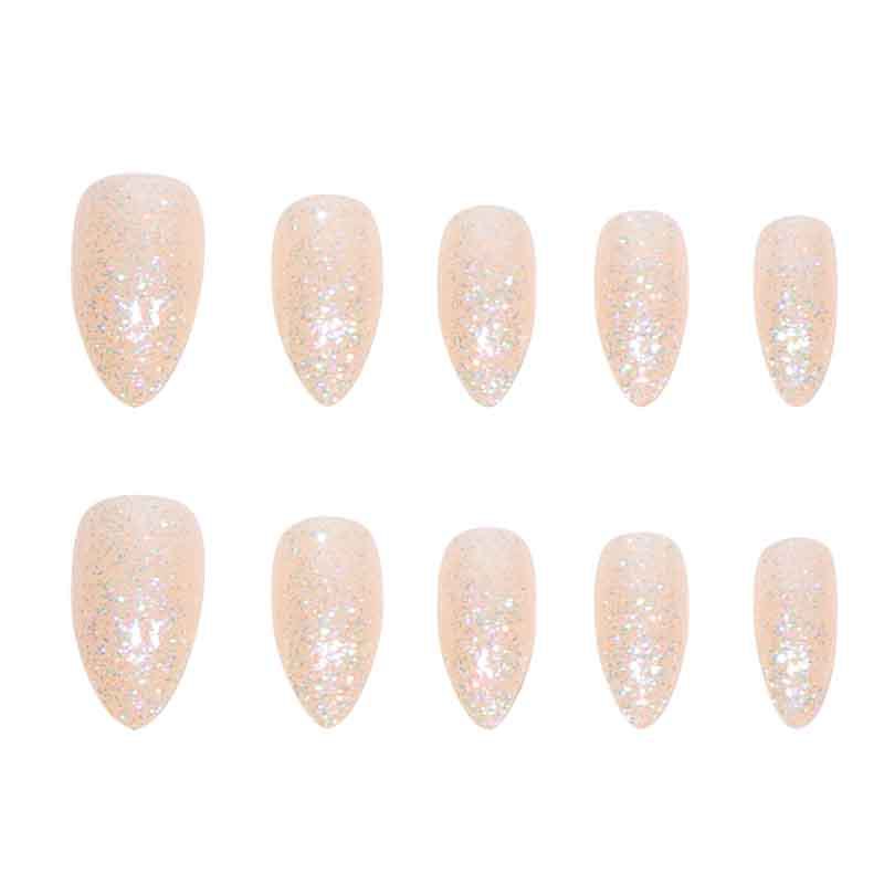 Glittering Stiletto Press-On Nails Kalsten