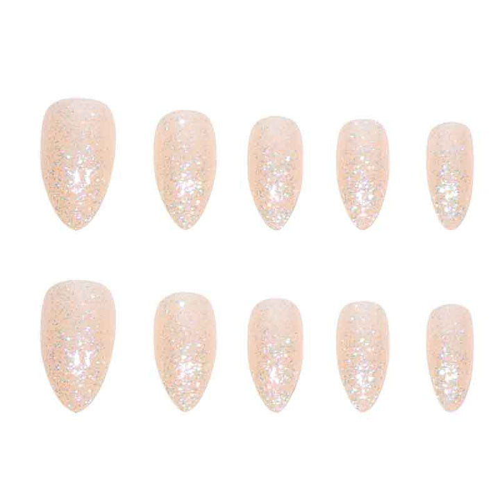 Glittering Stiletto Press-On Nails Kalsten