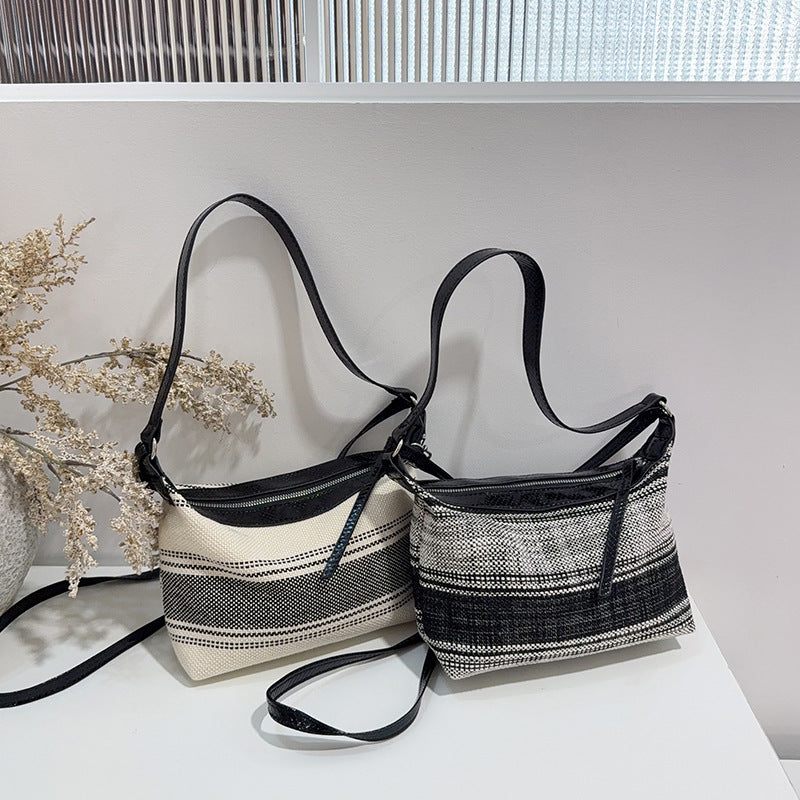 Textured Crossbody Handbag