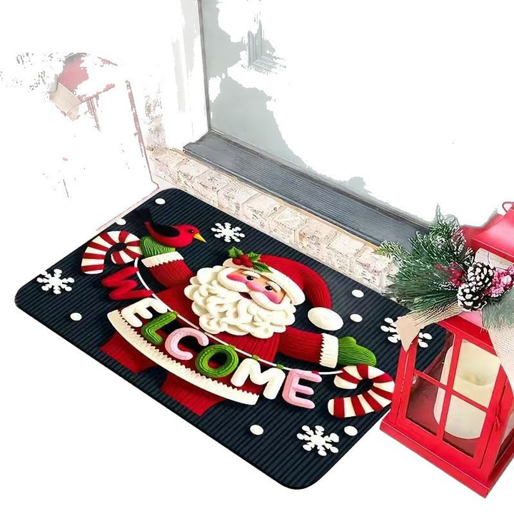 Festive Reindeer-Themed Welcome Mat Kalsten