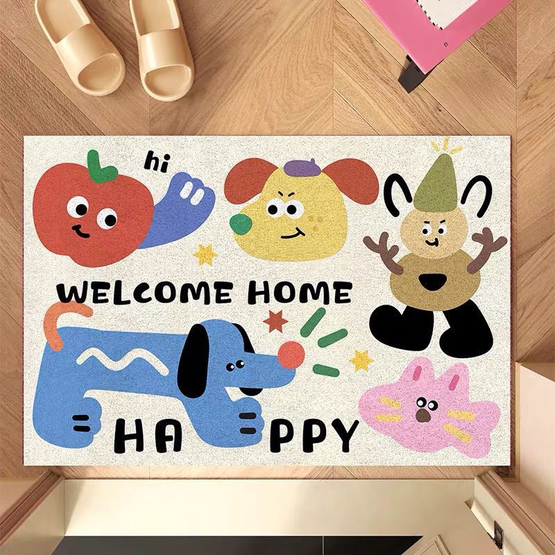 Fun Cartoon-Themed Welcome Mat Kalsten
