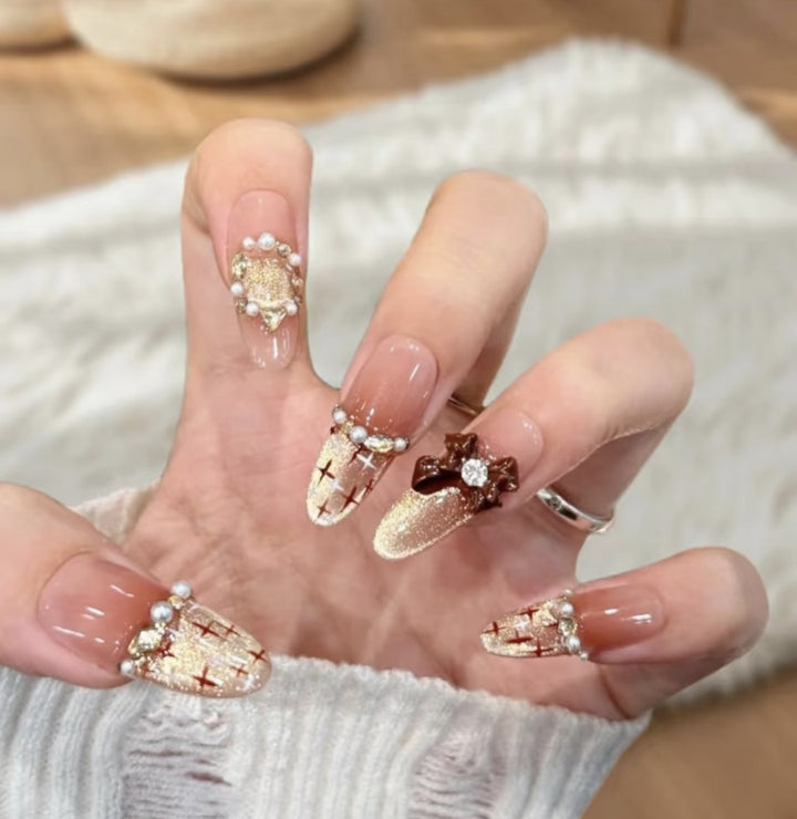 Artistic Stiletto Press-On Nail Art Kalsten