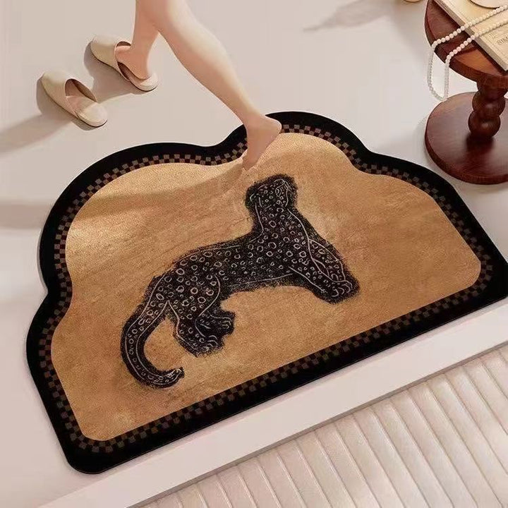 Stylish Checkerboard Floor Mat