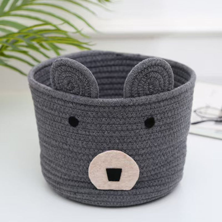Cute Animal-Themed Storage Basket