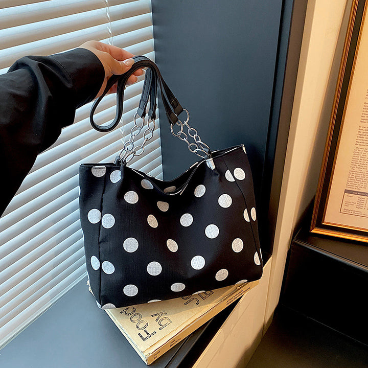 Stylish Polka Dot Tote