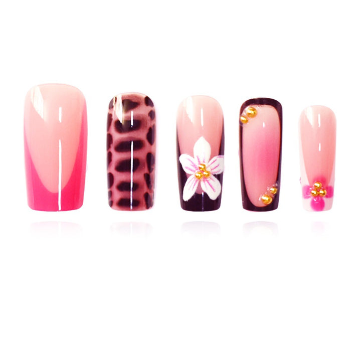 Artistic Floral Press-On Nail Extensions Kalsten 1787913978