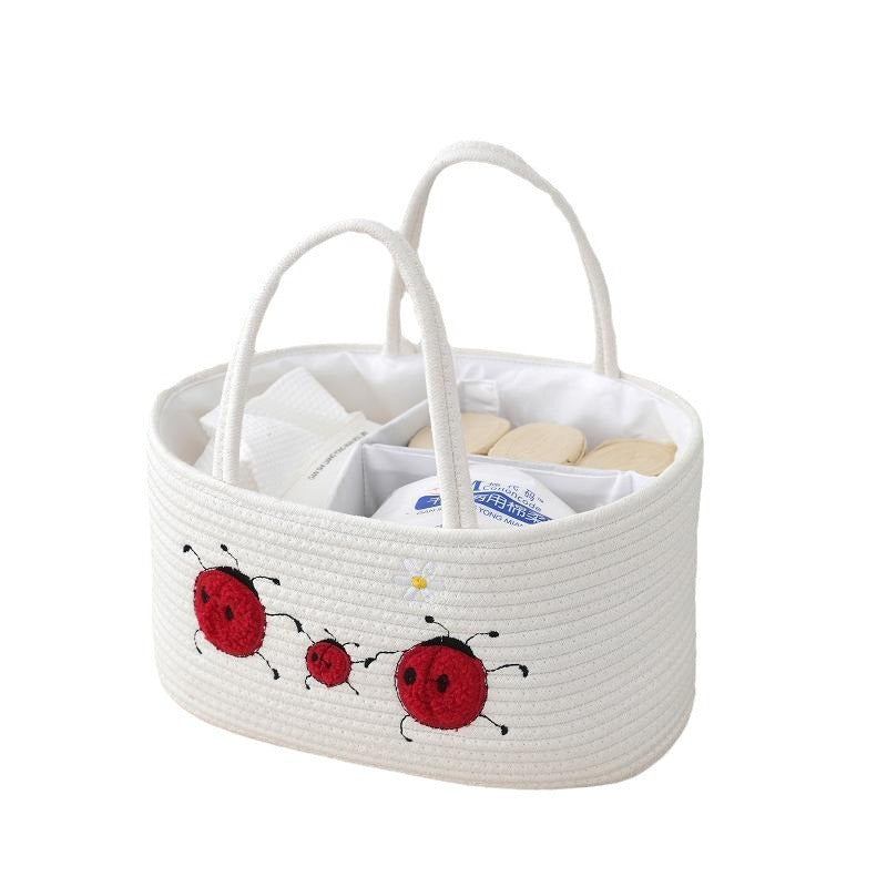 Handcrafted cotton basket Kalsten