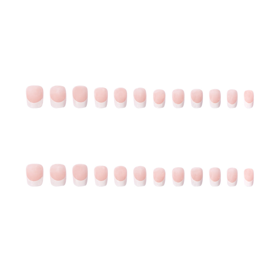 Artificial nails in elegant French style Kalsten