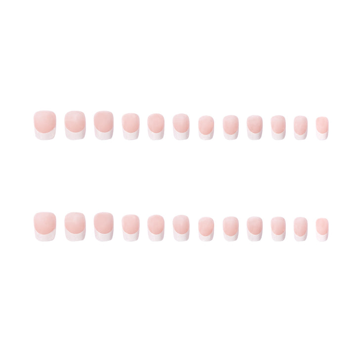 Artificial nails in elegant French style Kalsten