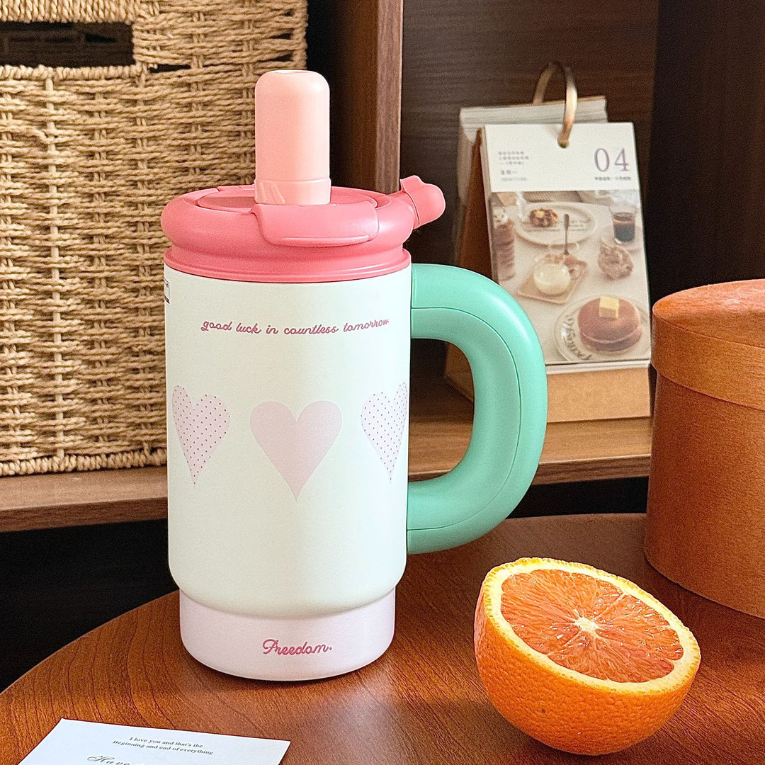 Women's drinking container with cheerful cat design Kalsten