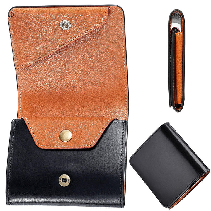 Multifunctional Leather Wallet with Coin Compartment Kalsten