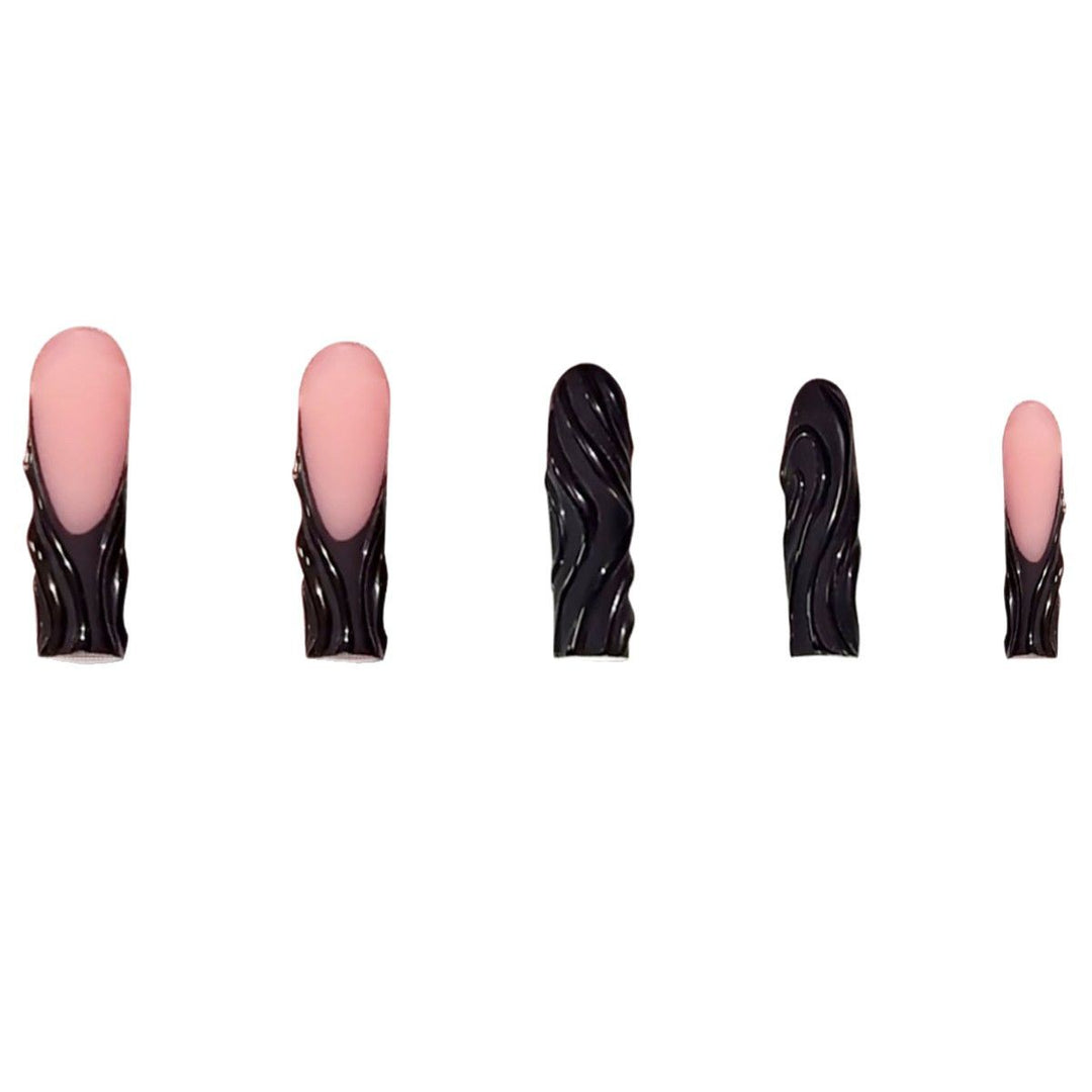 Artistic 3D Textured Press-On Nails Kalsten