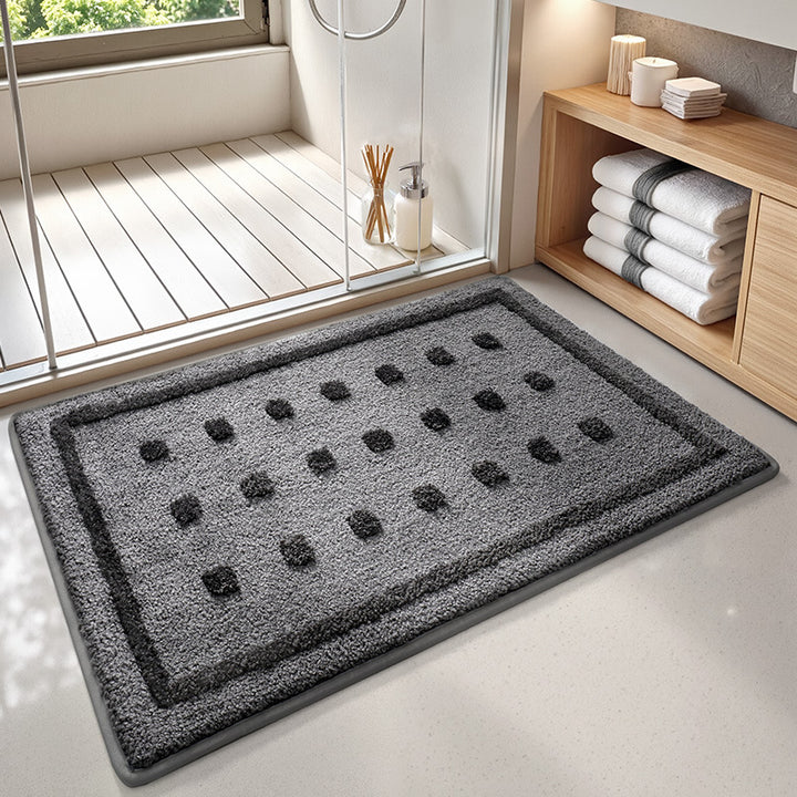 Luxurious Textured Bath Mat for Bathroom Home Decor
