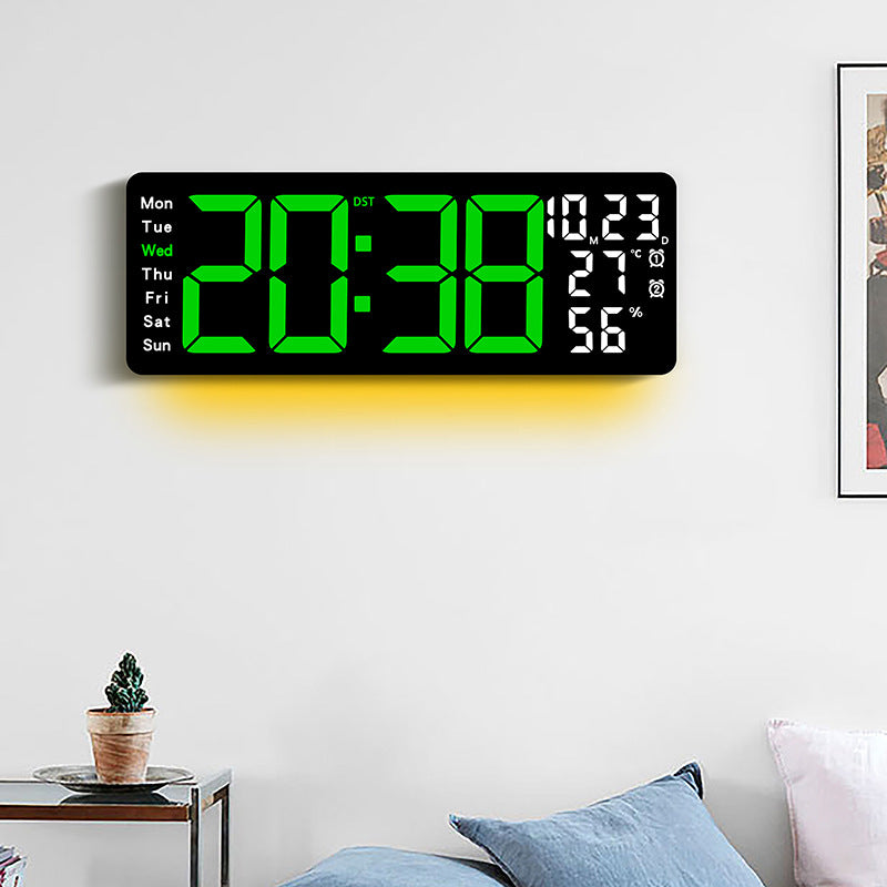 Digital Multi-Function Alarm Clock with Color LED Display Kalsten