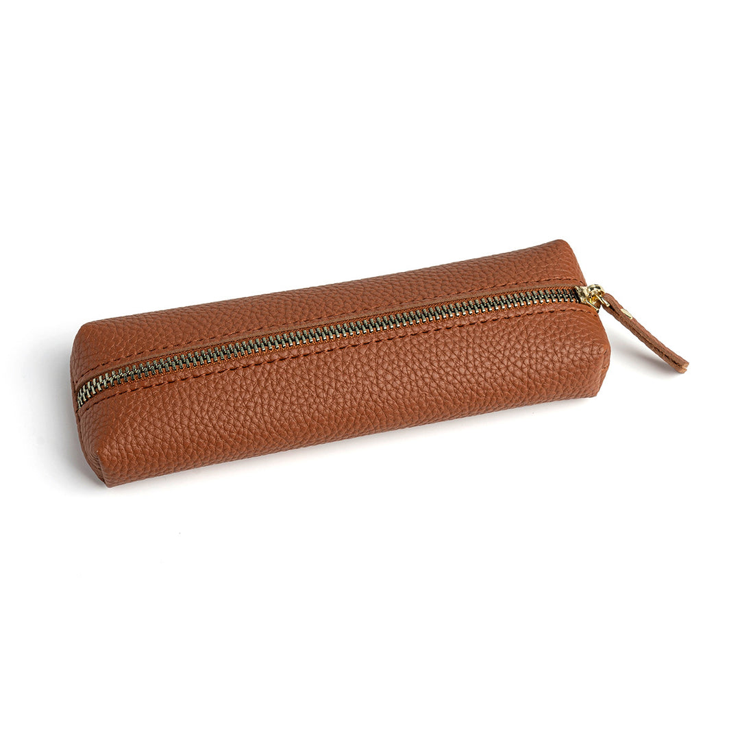 Leather Zippered Pencil Case Kalsten