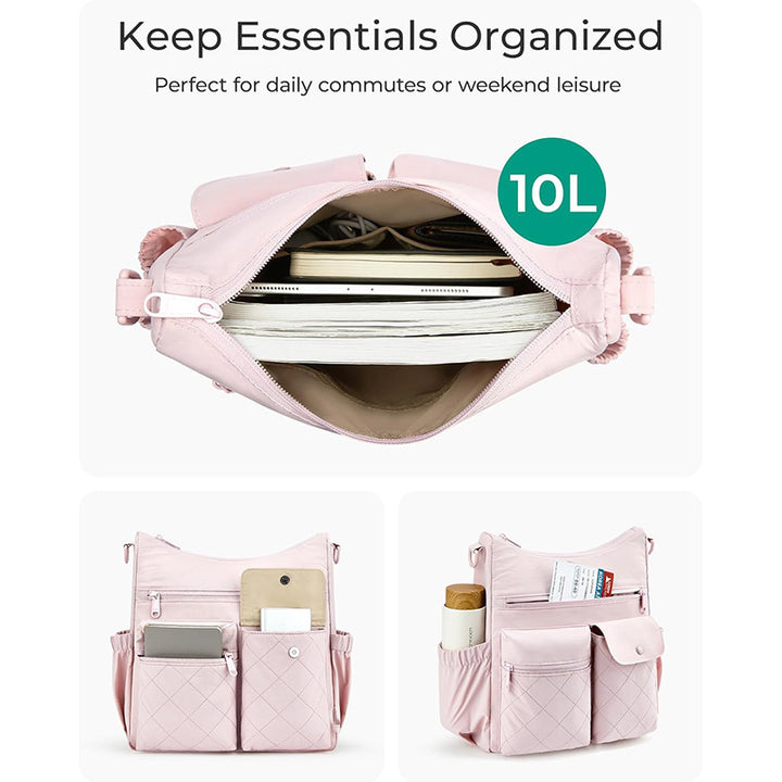 Stylish shoulder bag with multiple organizational compartments Kalsten