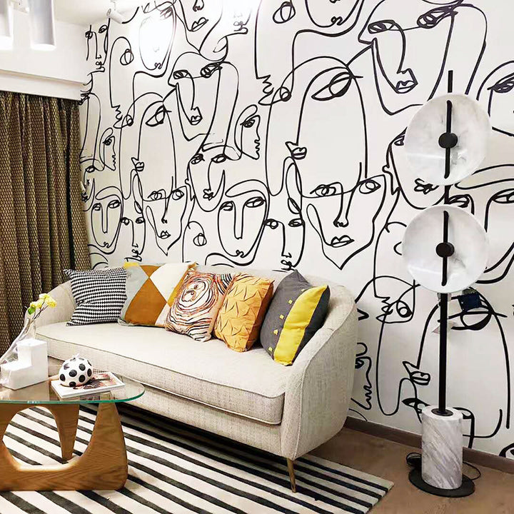 Modern Double Sphere Floor Lamp