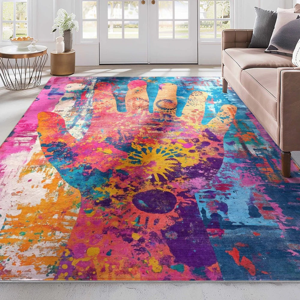 Geometric Abstract Area Rug