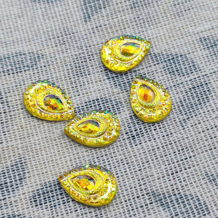Glittering drop appliqués Kalsten