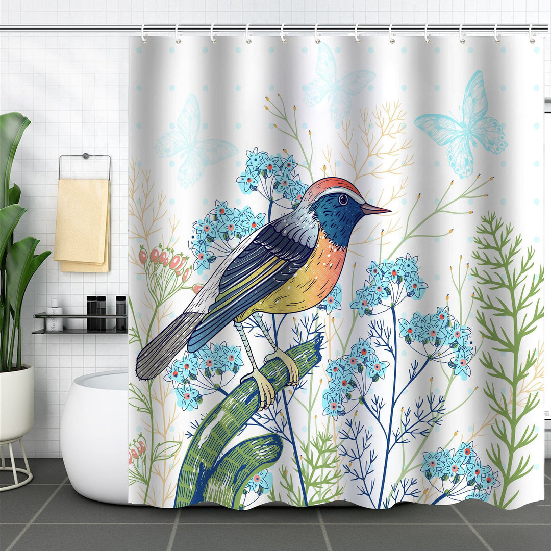 Nature-Inspired Shower Curtain Kalsten