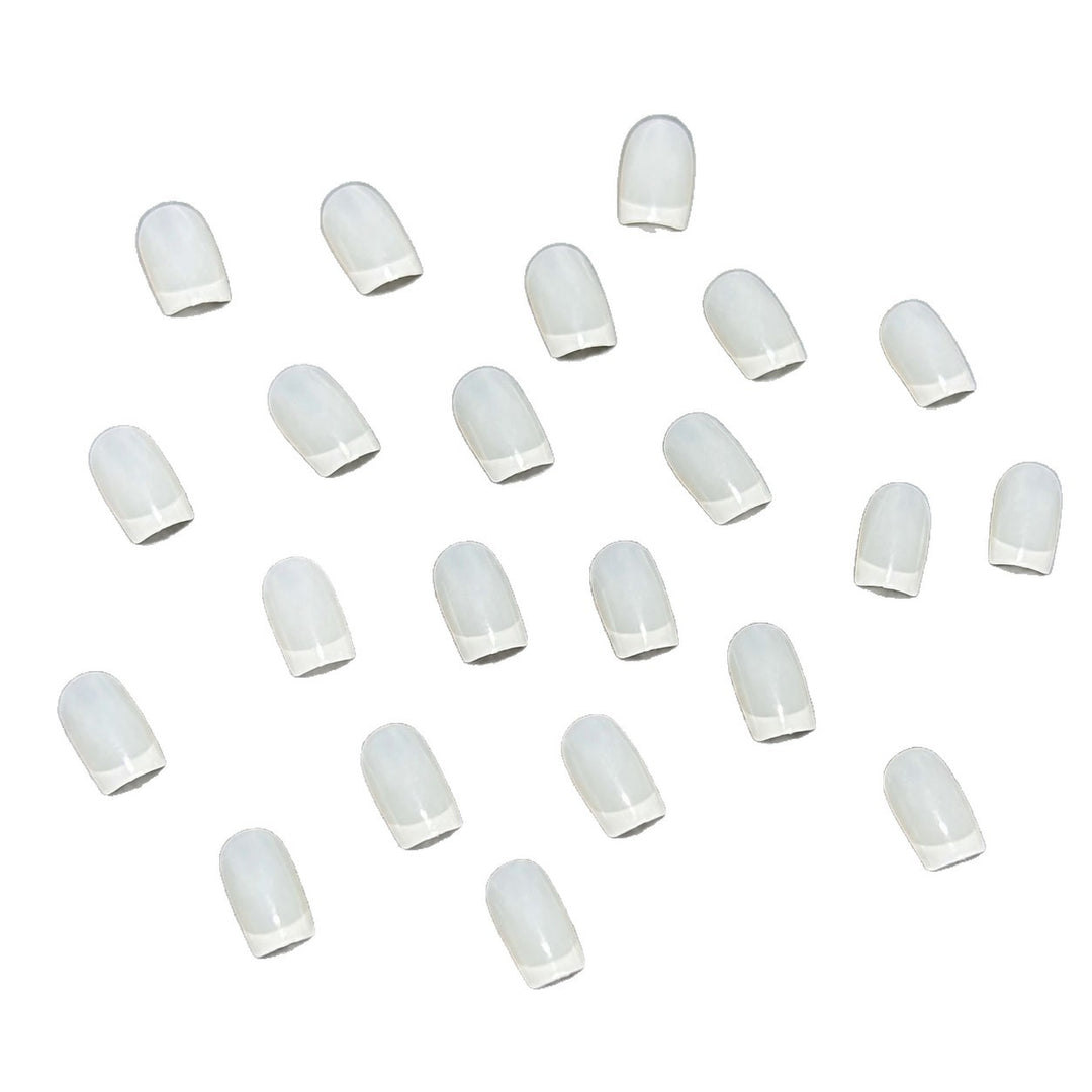 Elegant French Tip Press-On Nail Set Kalsten