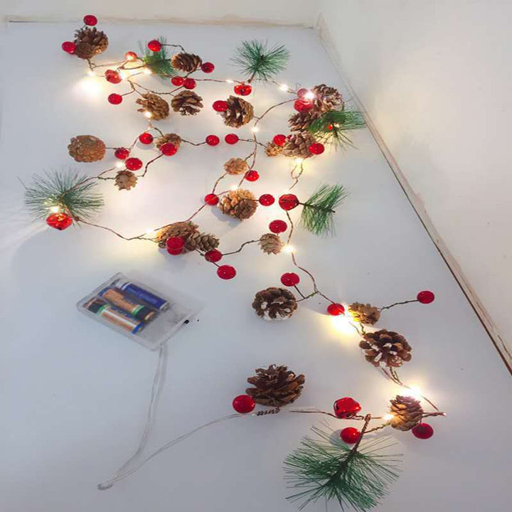 Decorative Pine Cone String Lights Kalsten