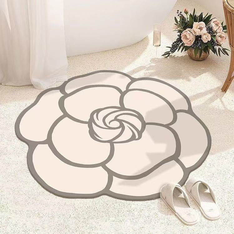 Artistic Floral Design Area Mat