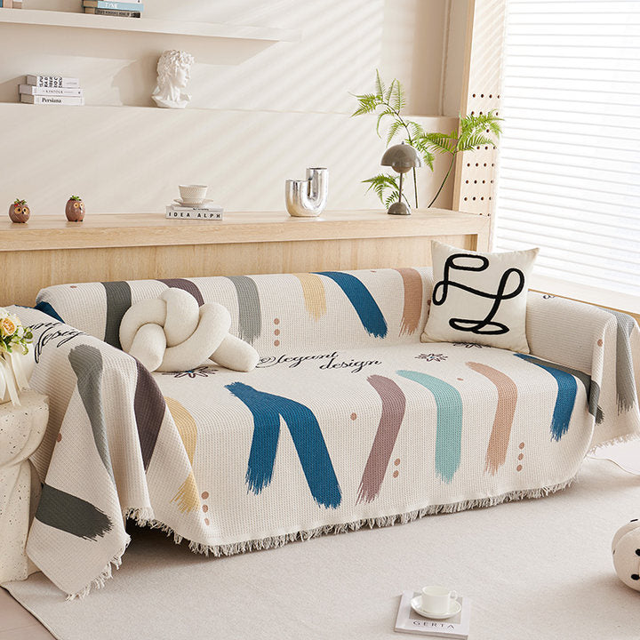 Modern Abstract Sofa Throw Blanket