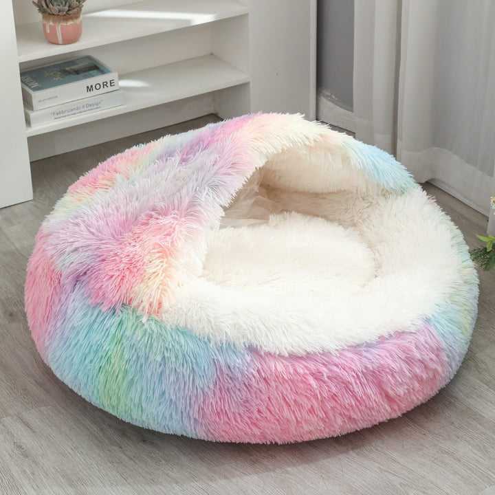 Women's cozy round pet bed Kalsten
