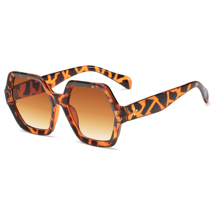 Women's geometric reading glasses in striking honeycomb frame design Kalsten