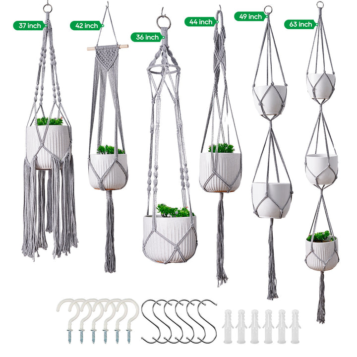 Macramé Plant Hanger Set