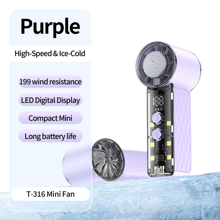 Unisex High-Performance Rechargeable Desktop Fan Kalsten