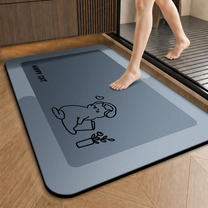 Cartoon-Themed Non-Slip Bath Rug