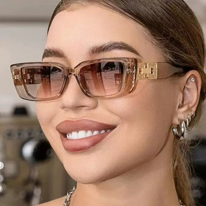 Bold Geometric Frame Sunglasses Kalsten
