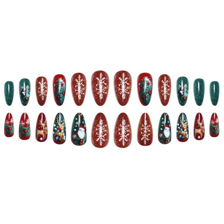 Holiday Themed Decorative Nail Art Kalsten