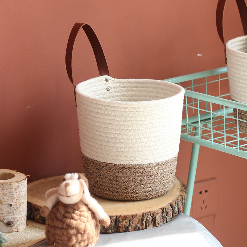 Handcrafted storage basket Kalsten