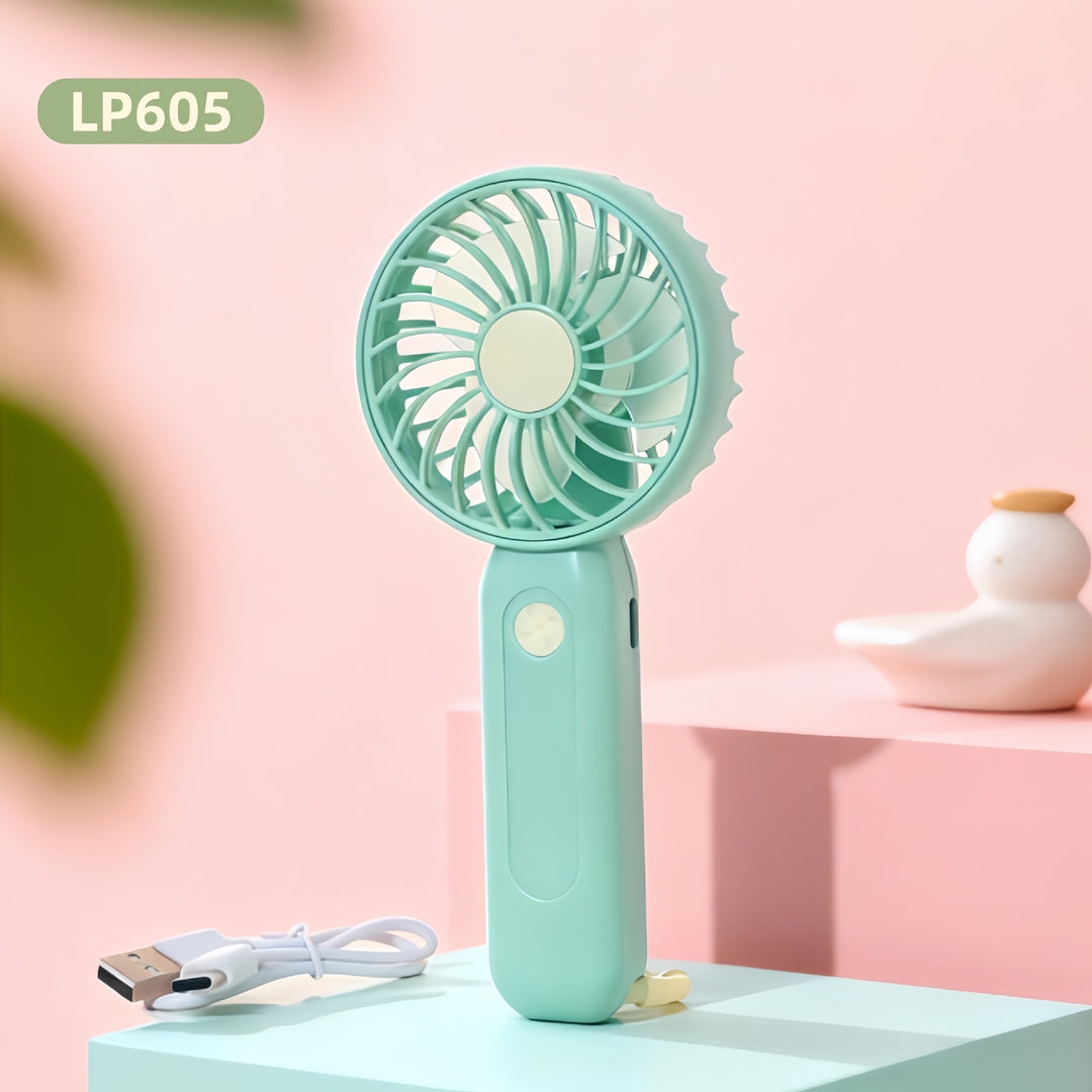 Women's Portable Hand Fan with USB Charging Function Kalsten