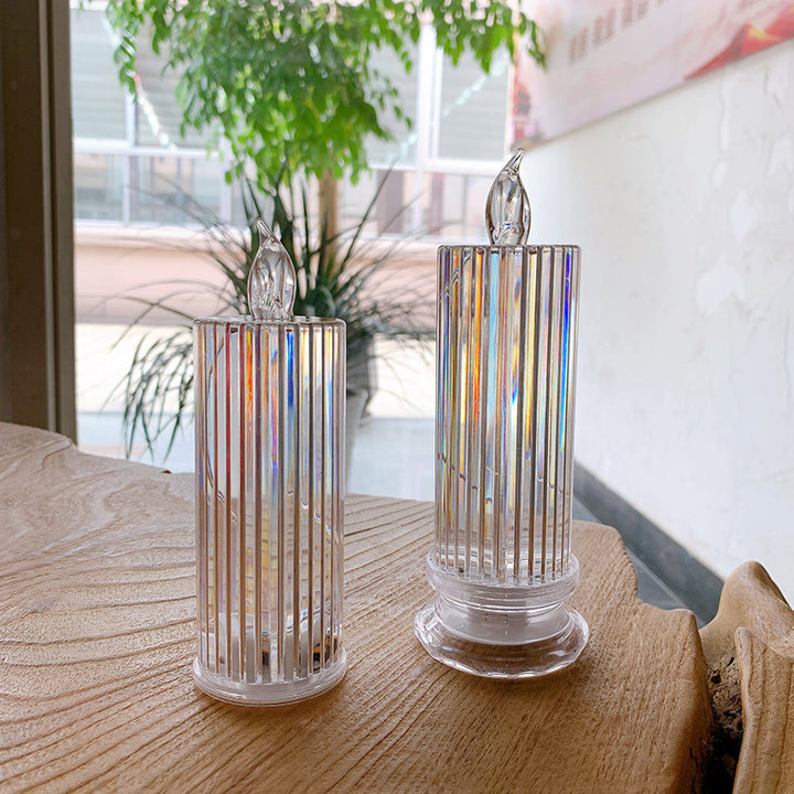 Decorative Crystal LED Flameless Candle Jar Kalsten