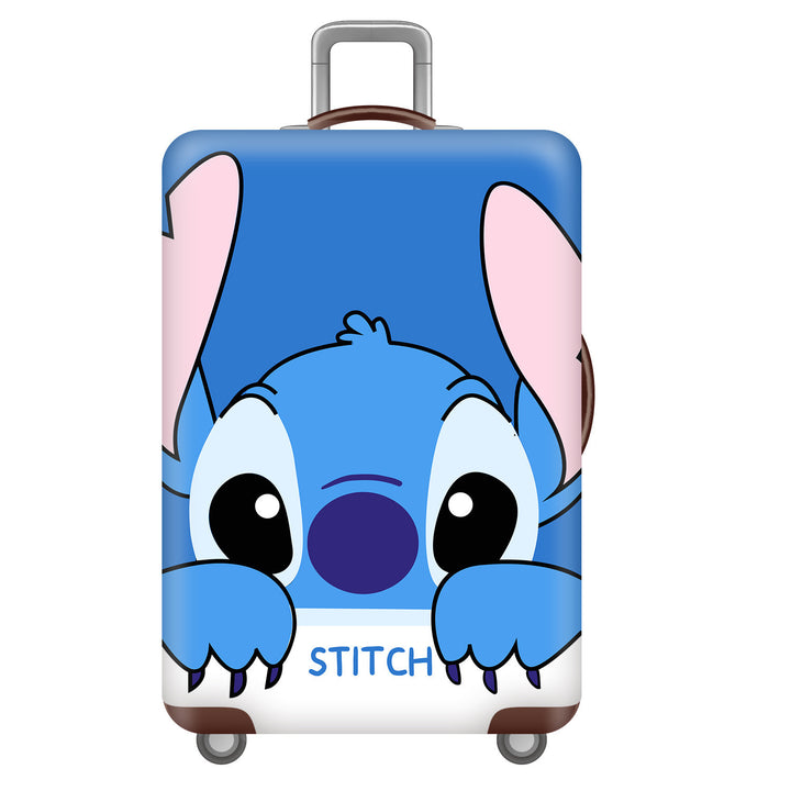 Unisex children's suitcase with reinforced hard shell, telescopic handle and Kuromi motif Kalsten