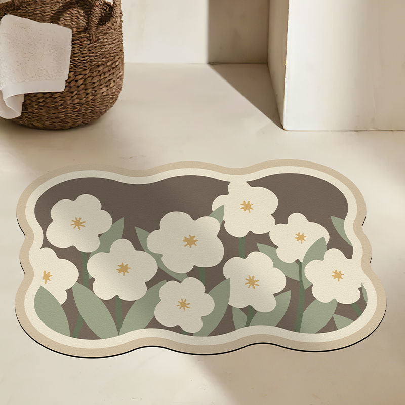 Floral Decorative Area Mat