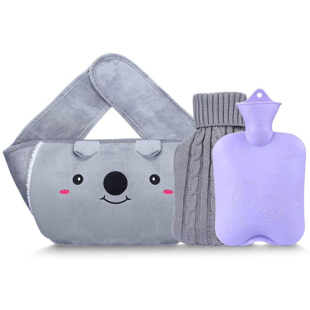 Cute Plush Hot Water Bottle Set Kalsten