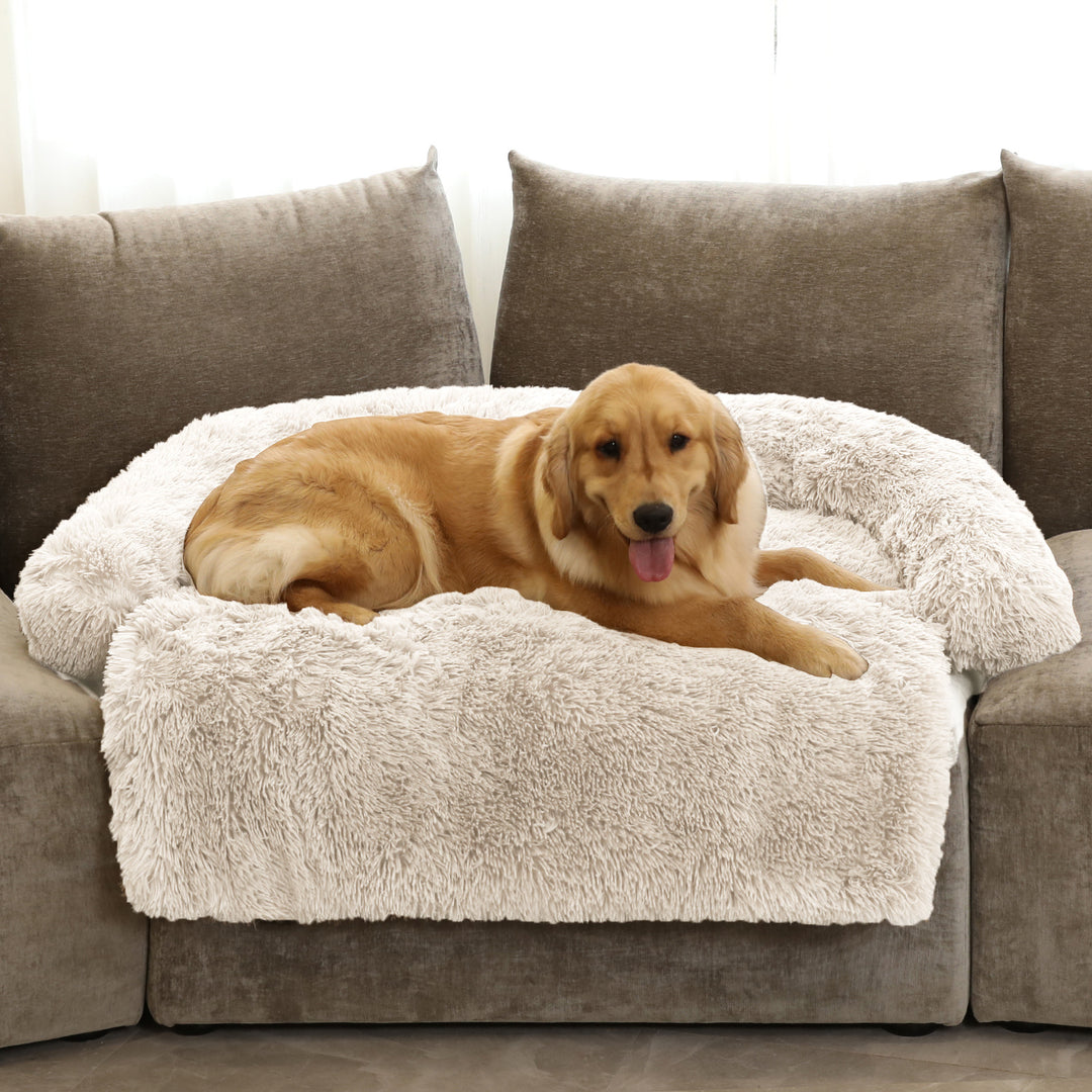 Luxury Faux Fur  Lounger   Dog Bed