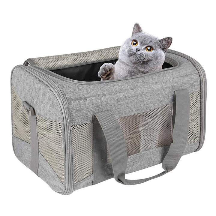 Practical Pet Carrier with Breathable Mesh Inserts Kalsten
