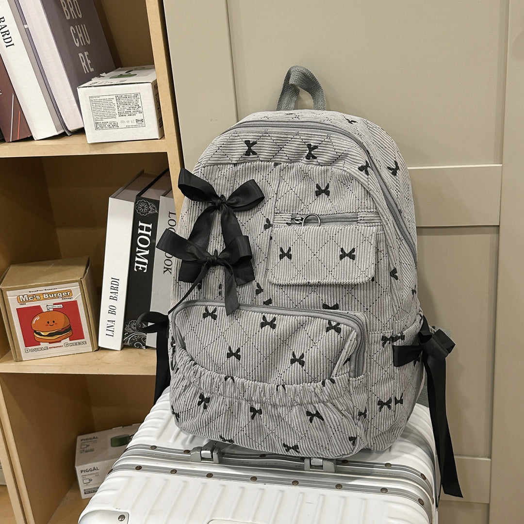 Trendy Bow-Accent Backpack