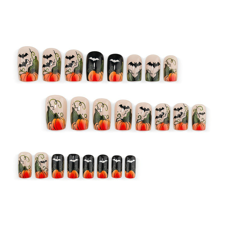 Artificial nail set with Halloween motif Kalsten