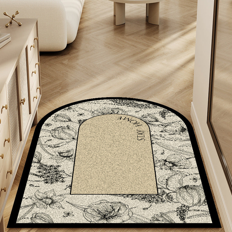 Elegant Textured Welcome Mat