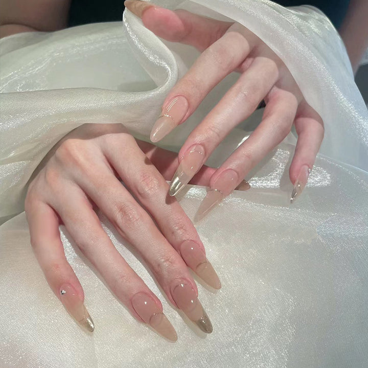 Creative Artistic Press-On Nail Design Kalsten