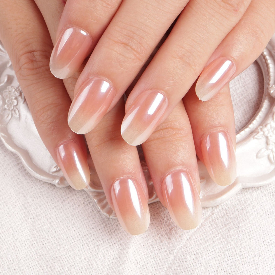 Natural Ombre Press-On Nails Kalsten