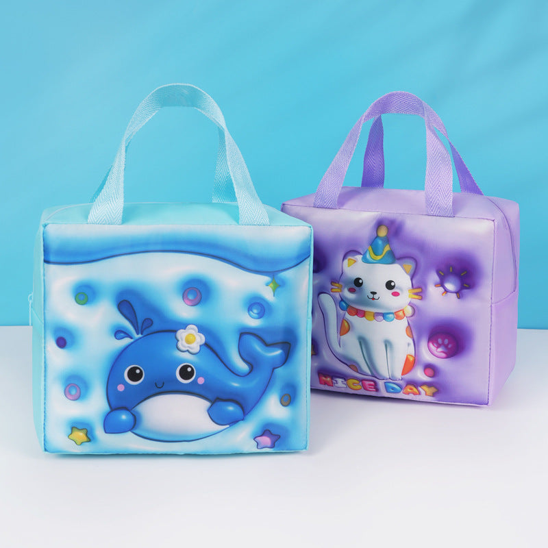 Cartoon-Themed Insulated Lunch Bag Kalsten
