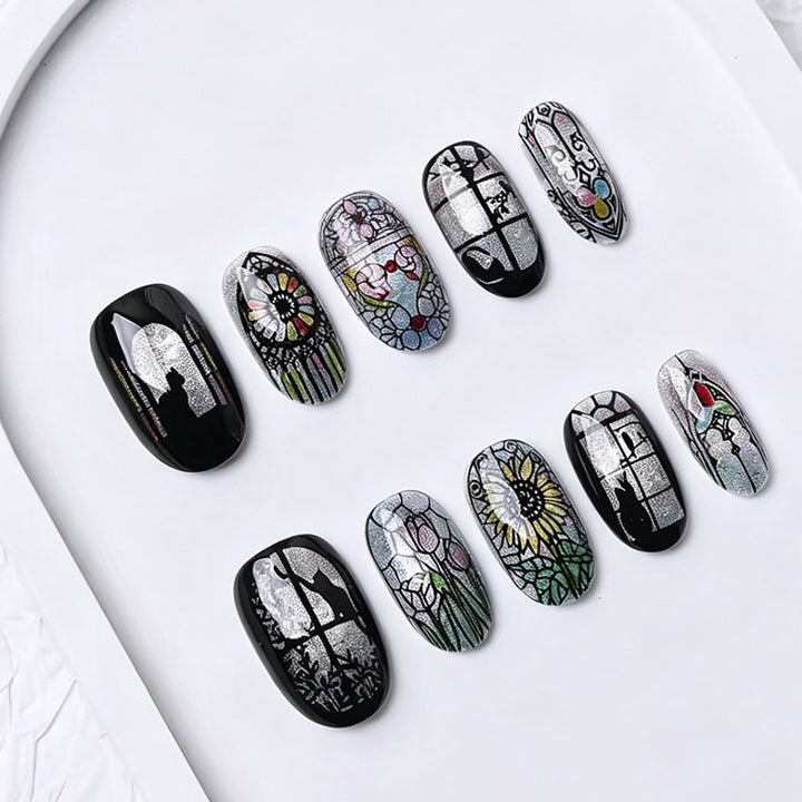Artistic Ombre Glitter Nail Art Set Kalsten